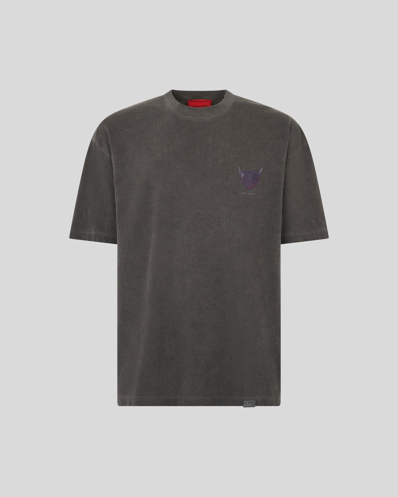 T-SHIRT GRIGIA CON GRAFICA PUFFY LOVE