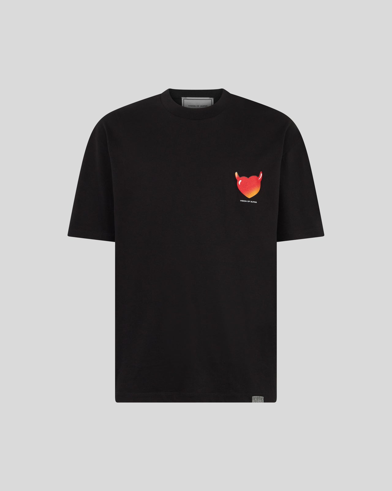 T-SHIRT NERA CON GRAFICA PUFFY LOVE