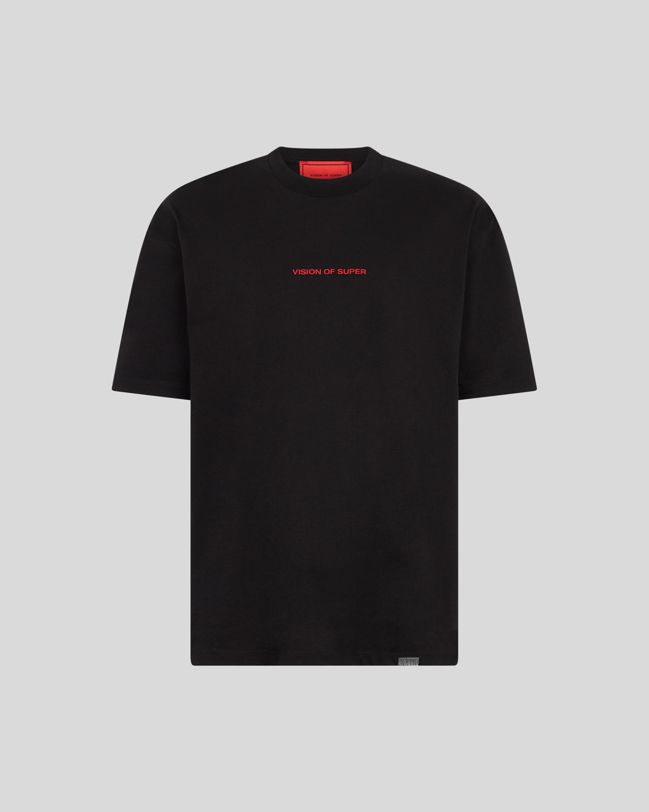 T-SHIRT NERA CON GRAFICA VISION SLOGAN