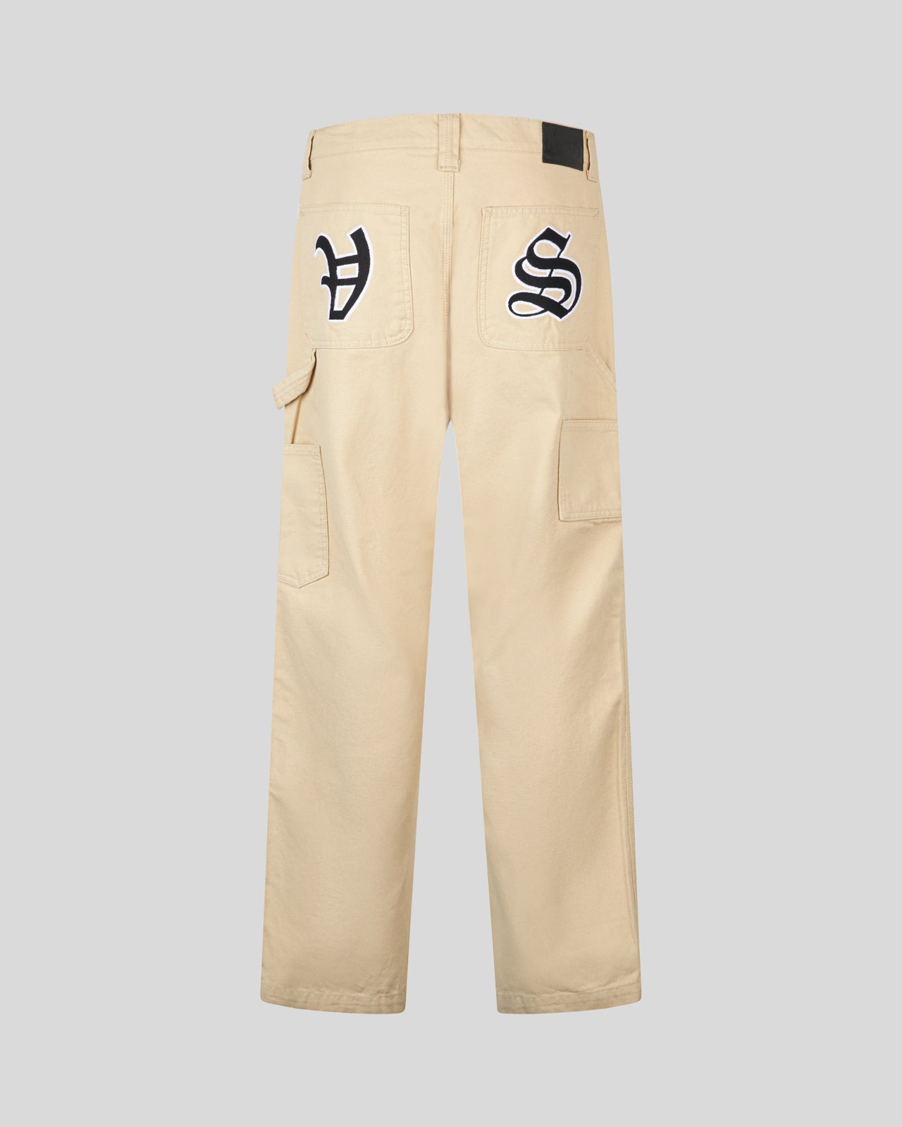 WORKER PANTS WITH GOTIC V-S PATCHES