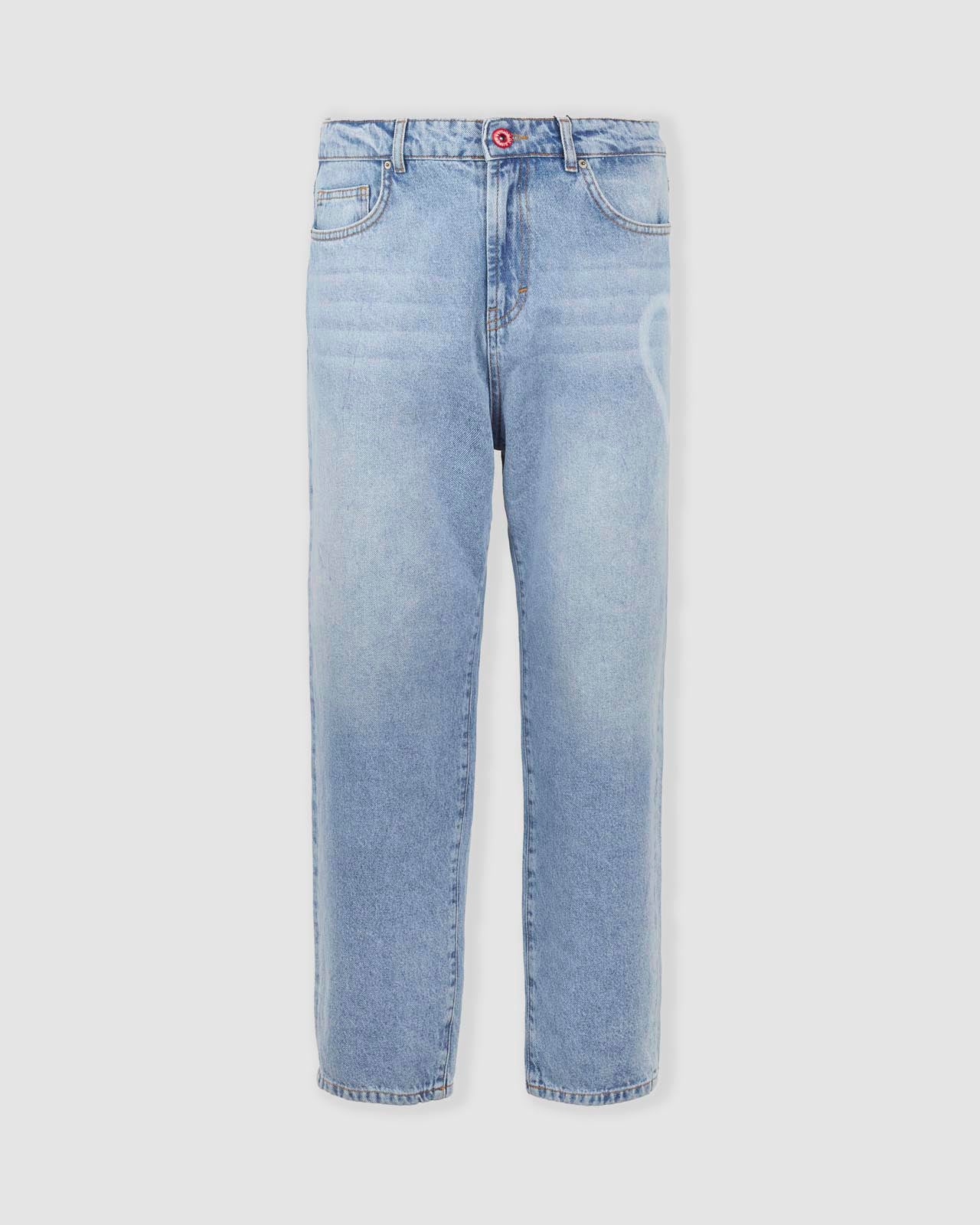 HEART LASER PRINT DENIM