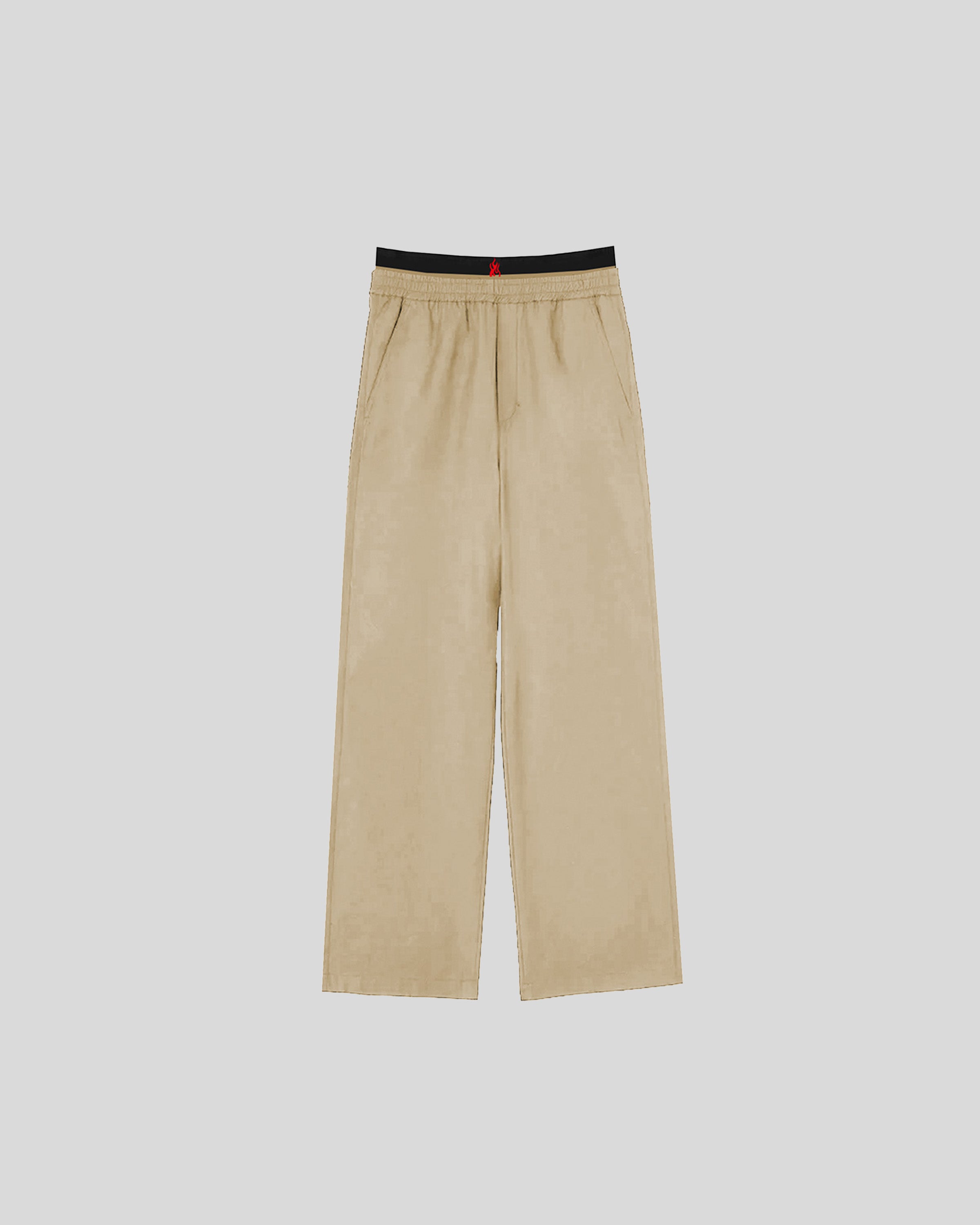 EMROIDERED FLAMES PANTS