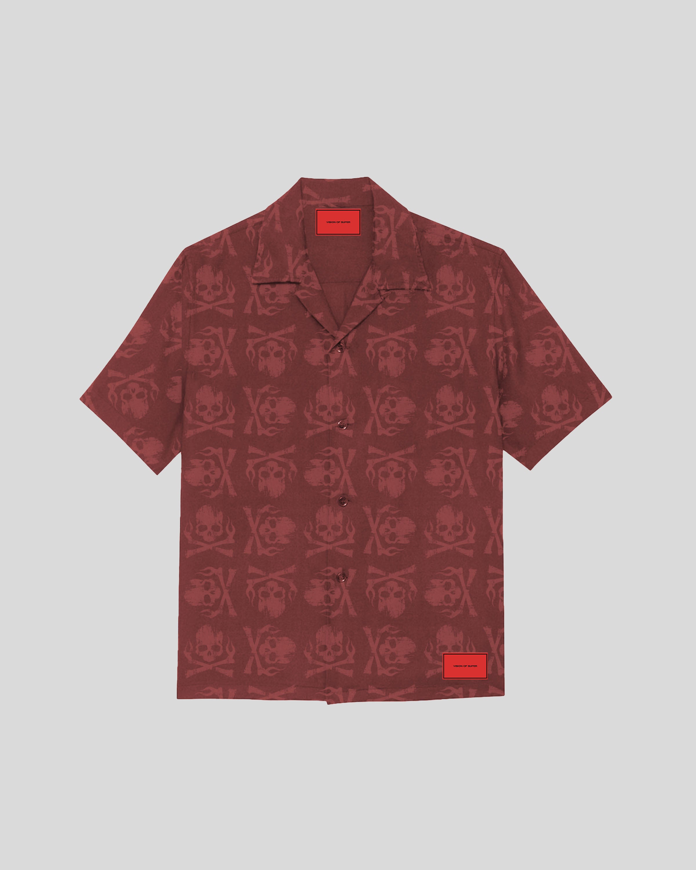 CAMICIA RED SKULL