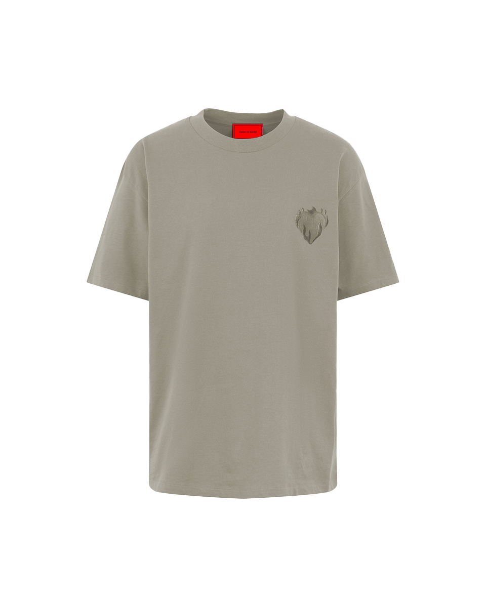 FLAMING HEART T-SHIRT