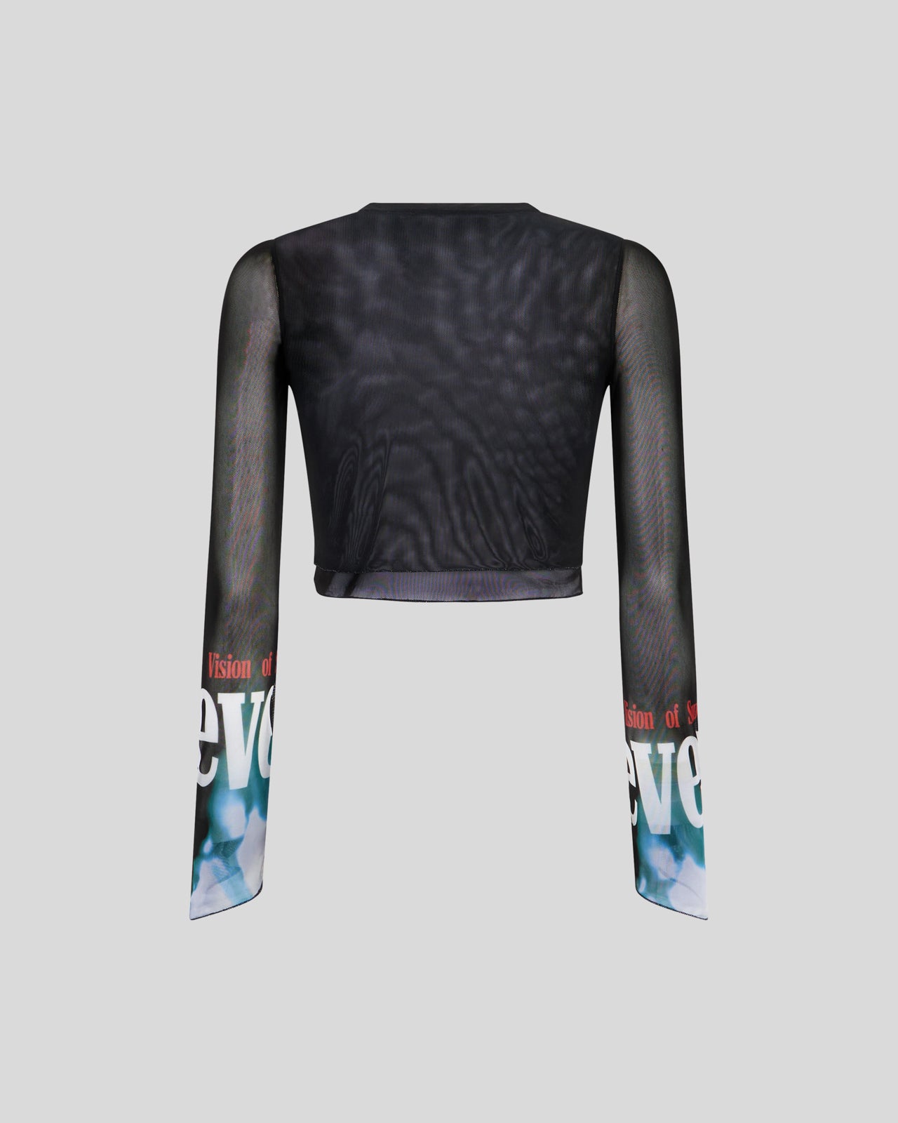 TOP A MANICHE LUNGHE CON GRAFICA NEVER STOP