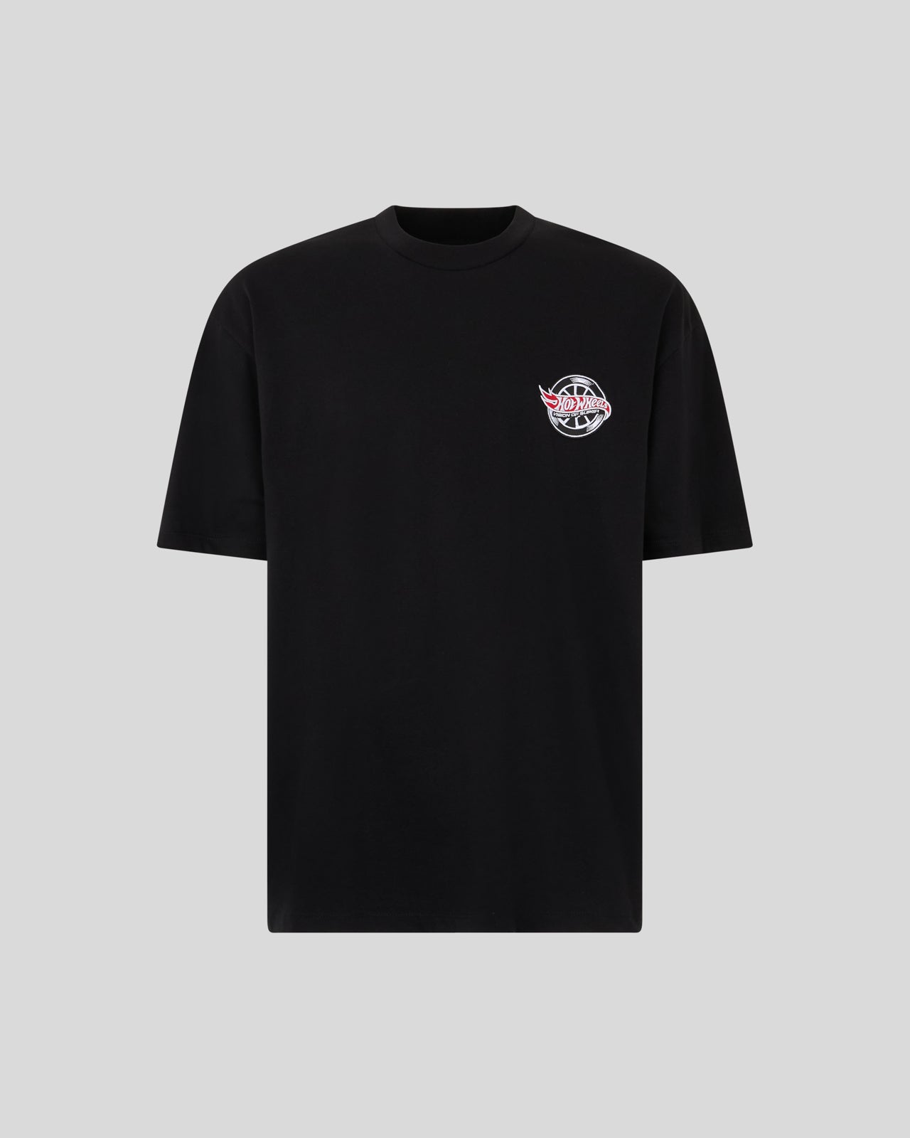 T-SHIRT NERA CON GRAFICA BLUE MOTOR