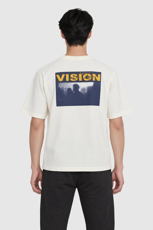 T-shirt with embroidered logo and Vision print – White S | Vision of Super T-shirt with embroidered logo and Vision print – White S | Vision of Super