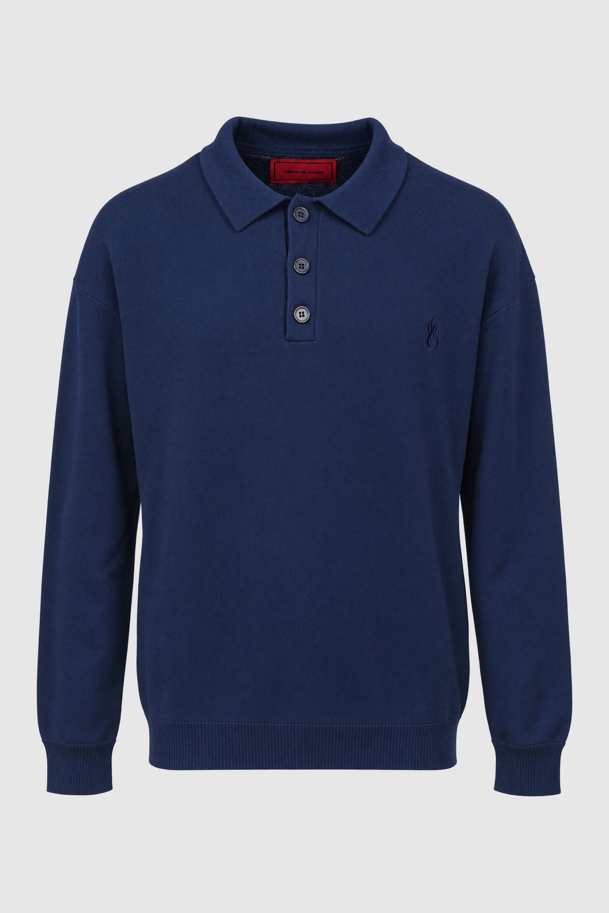 KNIT POLO |1234606|