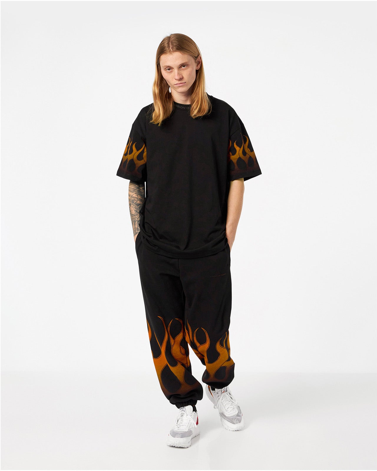 ORANGE FLAMES T-SHIRT