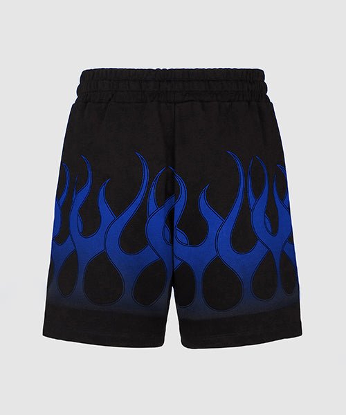 Black Shorts with Blue Flames - Vision of Super
