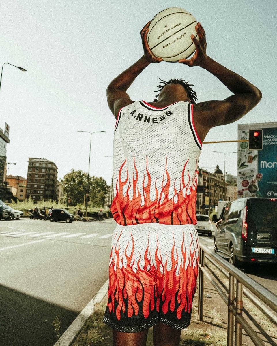 VISION OF SUPER X AIRNESS VINTAGE BASKETBALL JERSEY - Vision of Super