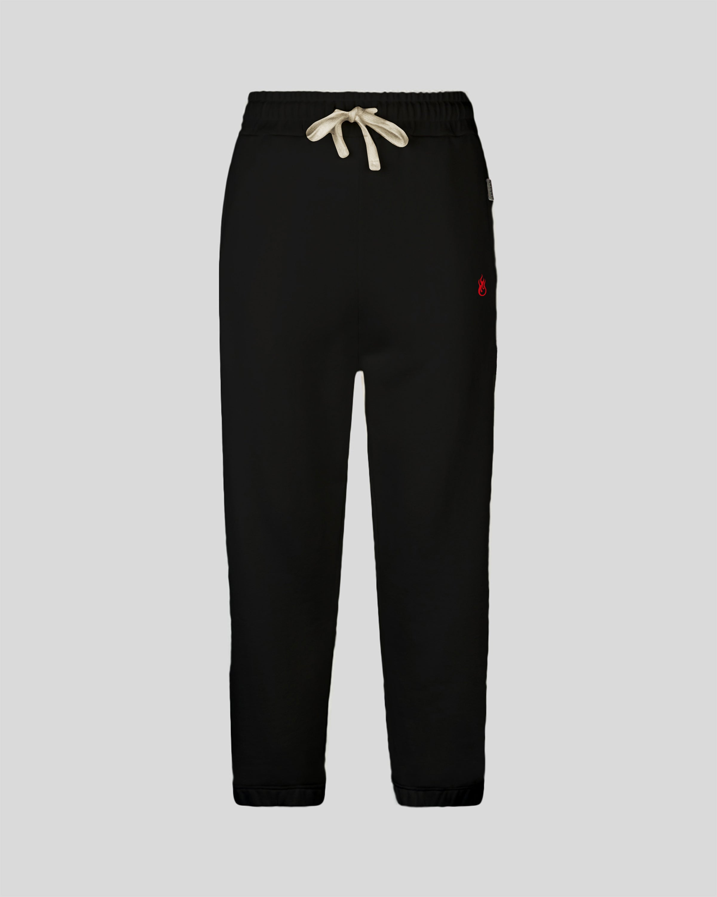 Vision Of Super BLACK PANTS WITH FLAMES LOGO