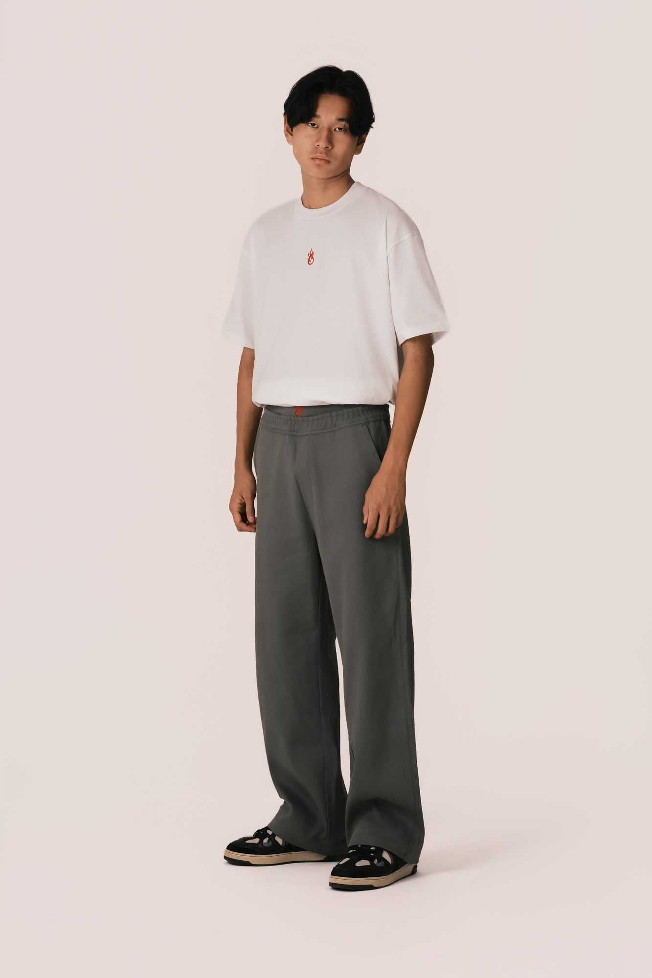 GREY PANT RIPSTOP WITH ELASTIC