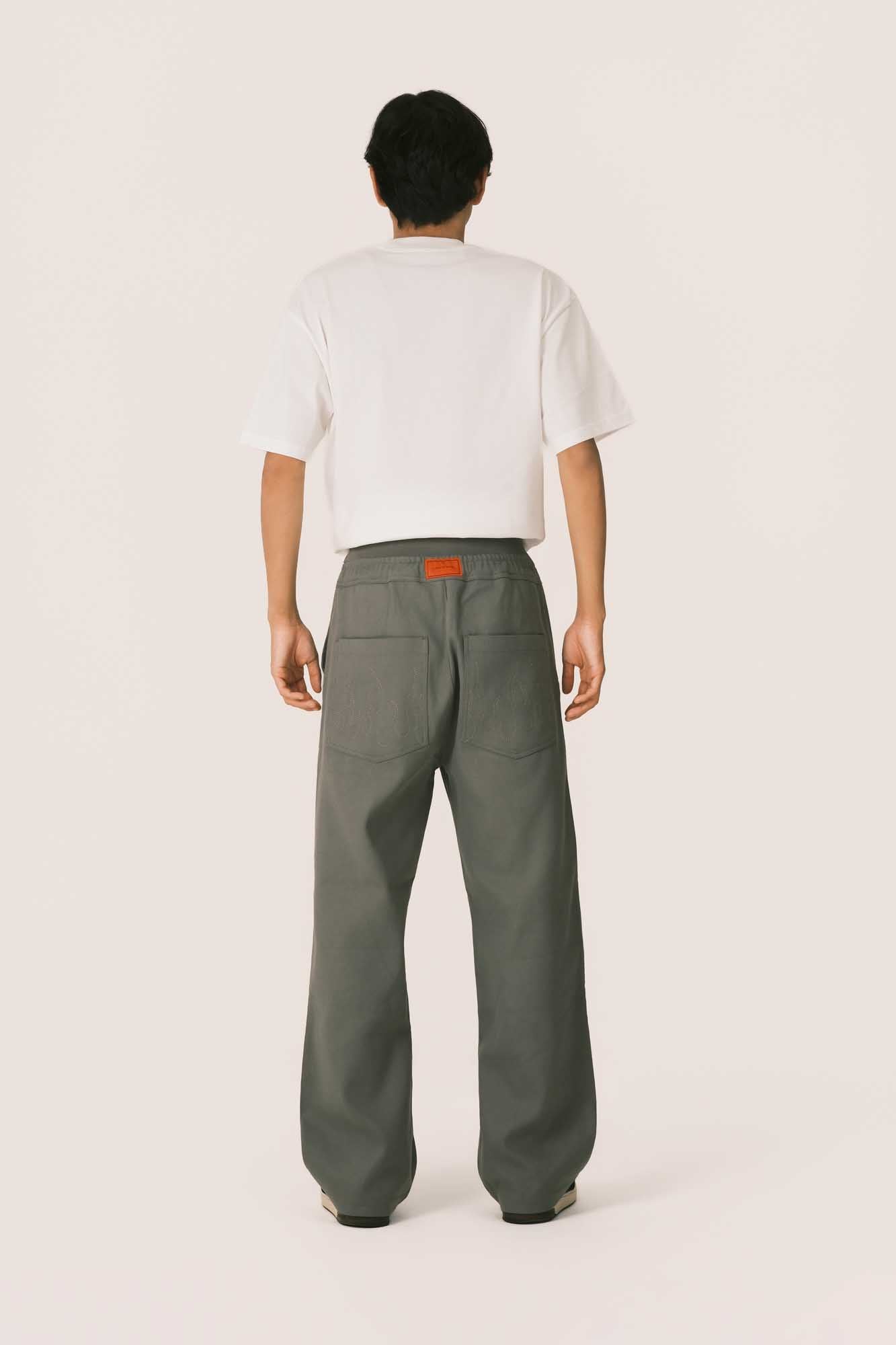 GREY PANT RIPSTOP WITH ELASTIC