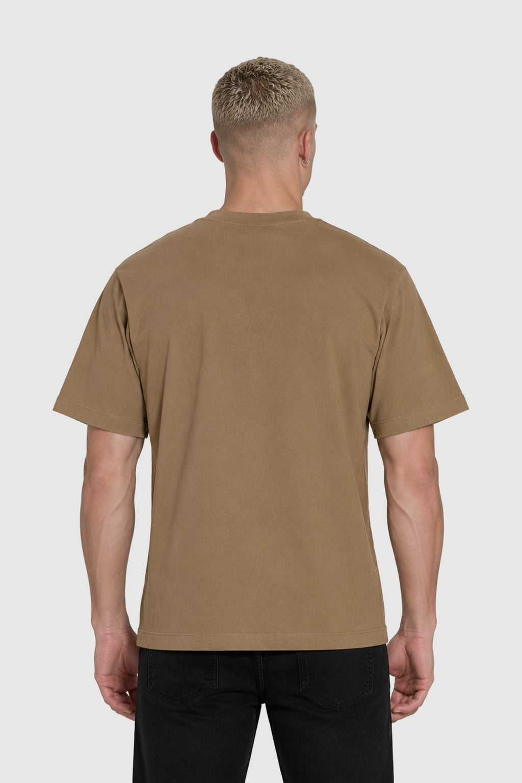 T-shirt con ricamo VOS – Beige
