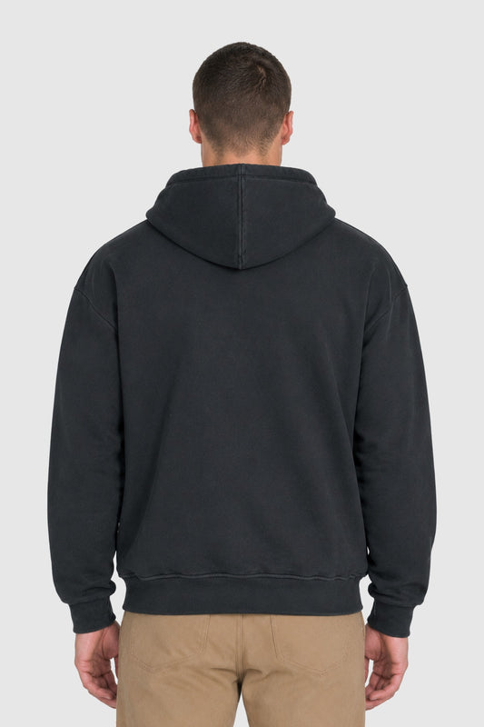 VOS embroidered zip hoodie – Black S | Vision of Super