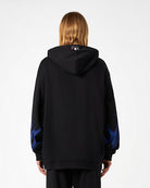 Black Hoodie with Blue Flames - Vision of Super