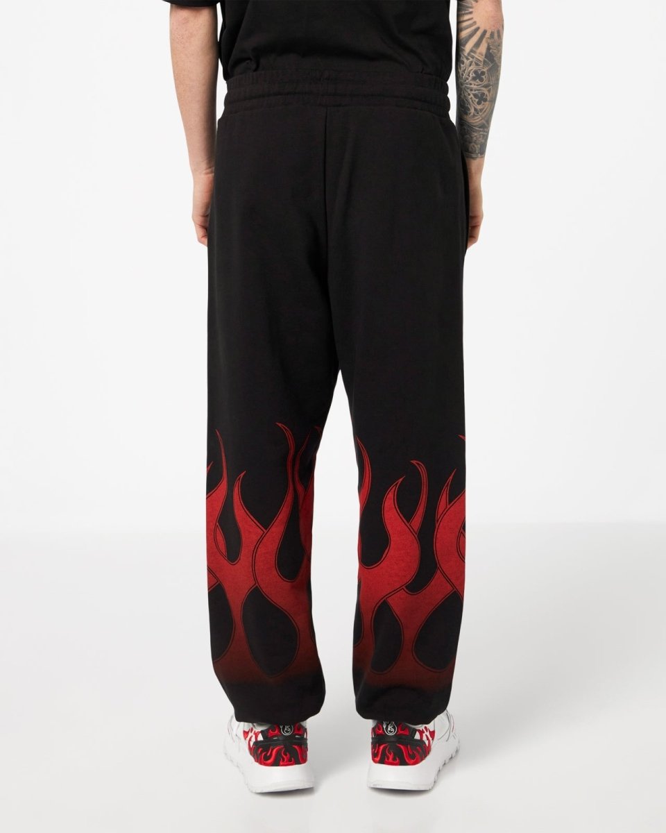 Black Pants with Red Flames - Vision of Super