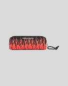 BLACK PENCIL CASE WITH TRIPLE FLAMES AND LOGO - Vision of Super