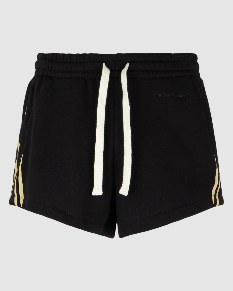 Black Shorts with White Flames - Vision of Super