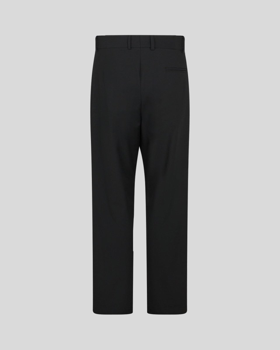 BLACK TROUSERS WITH WHITE LOGO - Vision of Super