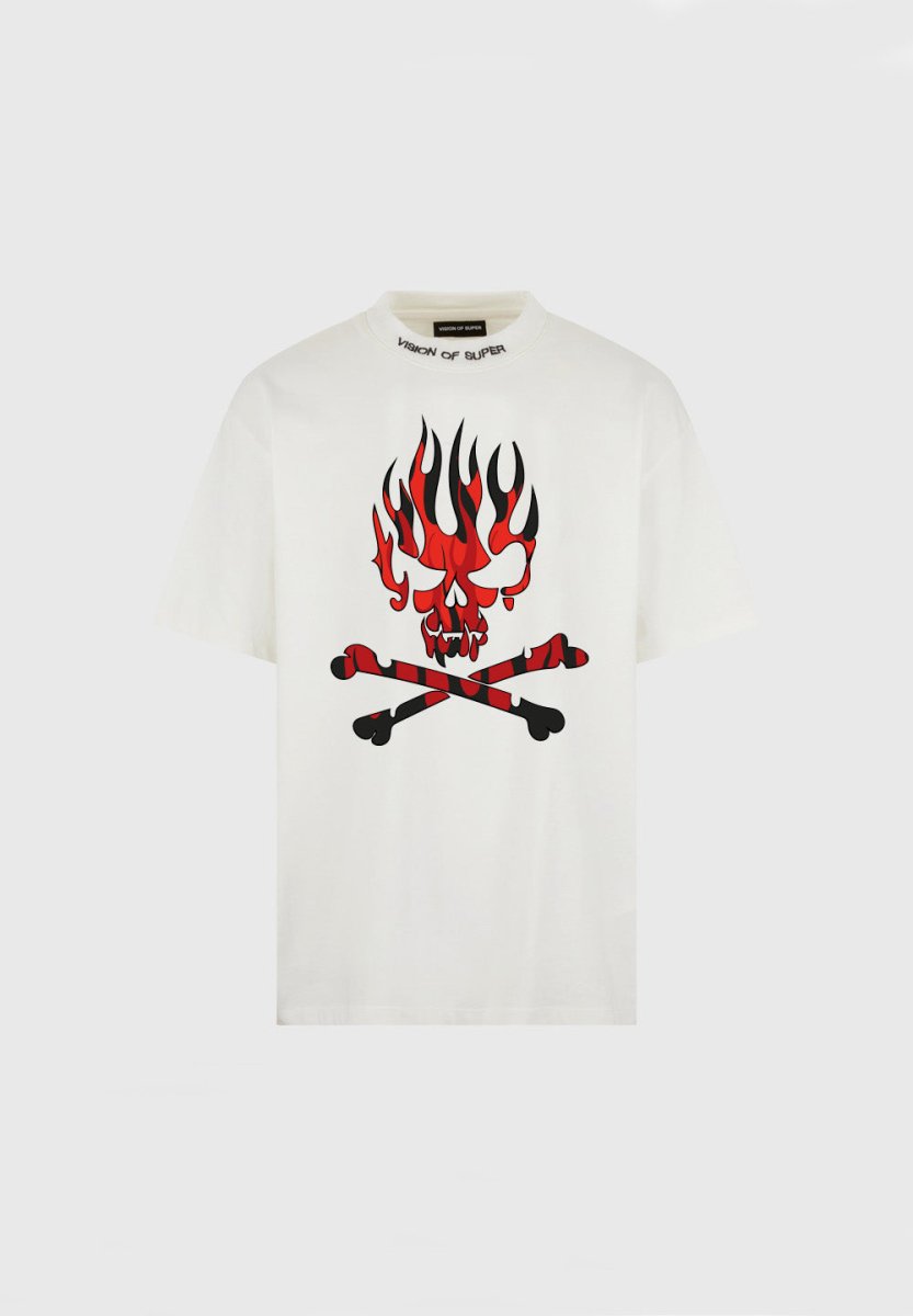 Ghost Rider White T-shirt - Vision of Super