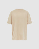 LIGHT BROWN T-SHIRT WITH EMBROIDERED FLAMING HEART - Vision of Super