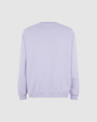 LILAC CREWNECK WITH EMBROIDERED FLAMING HEART - Vision of Super