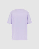 LILAC T-SHIRT WITH EMBROIDERED FLAMING HEART - Vision of Super