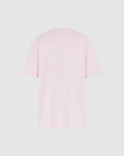 PINK T-SHIRT WITH EMBROIDERED FLAMING HEART - Vision of Super