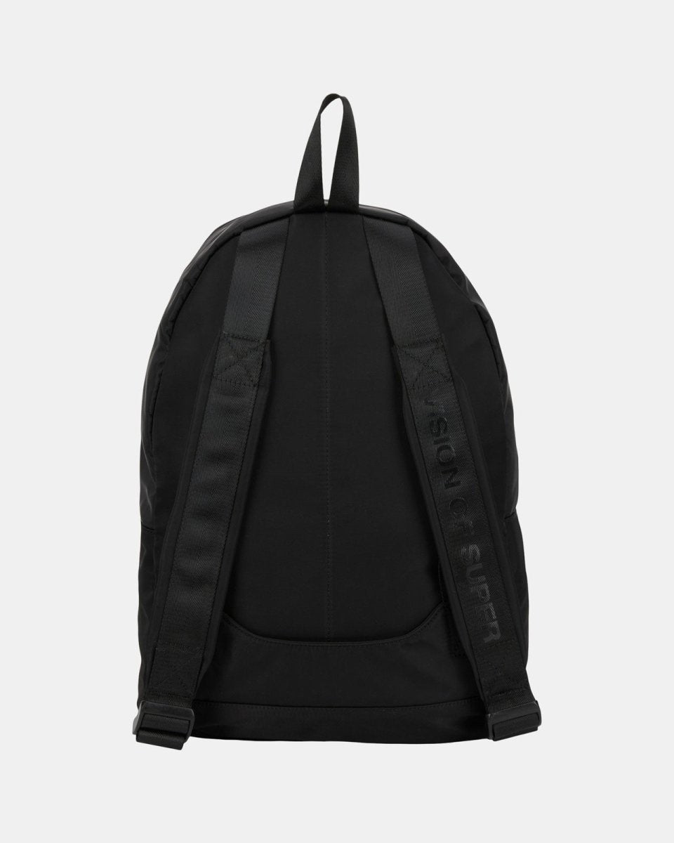 Red Brick Flames Black Backpack - Vision of Super