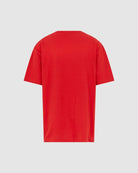 RED T-SHIRT WITH EMBROIDERED FLAMING HEART - Vision of Super