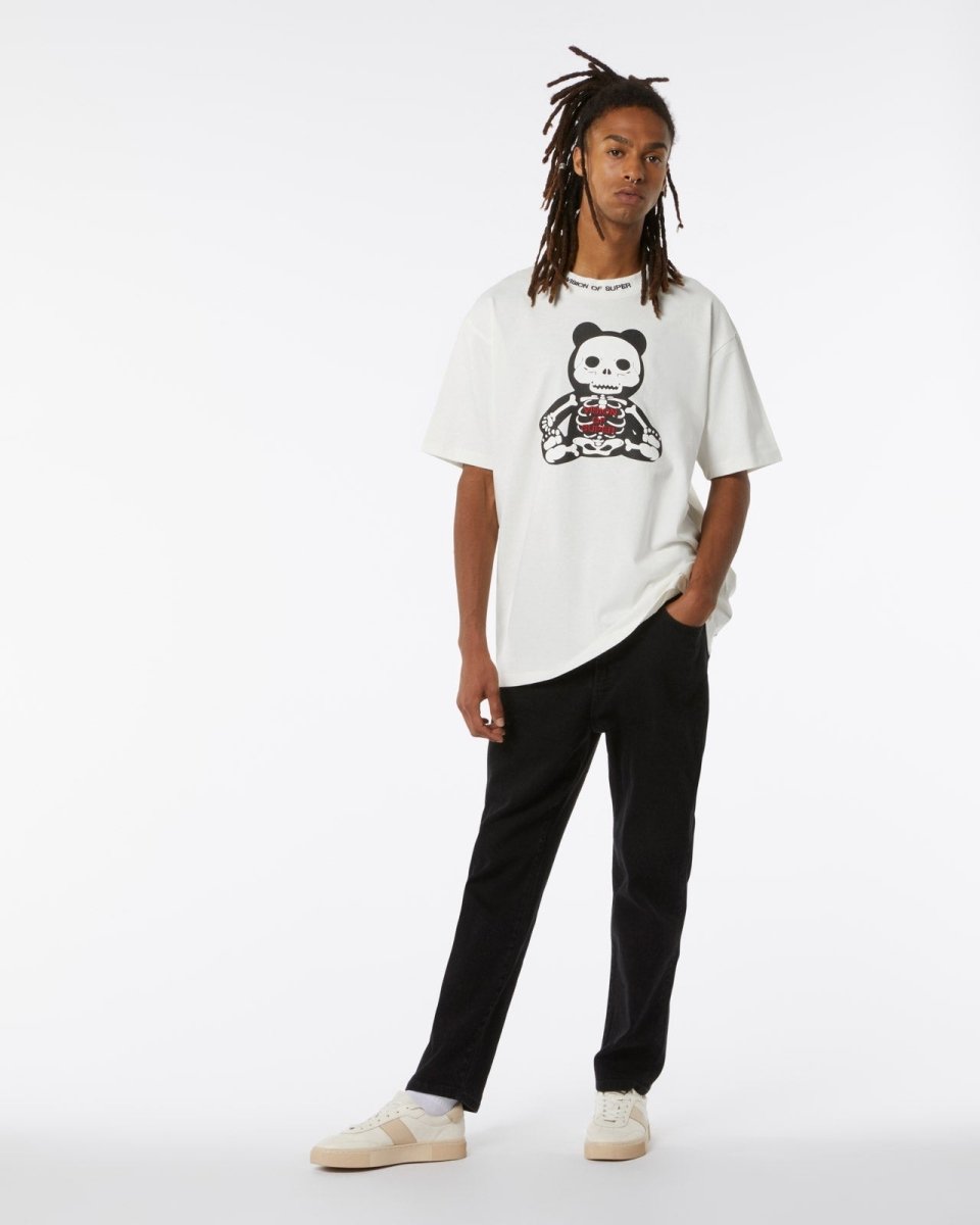 SKELETON PANDY WITH WHITE T-SHIRT